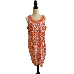 Allison Daley Women’s Melon Mood Embellished Stud Sleeveless Dress Size 14